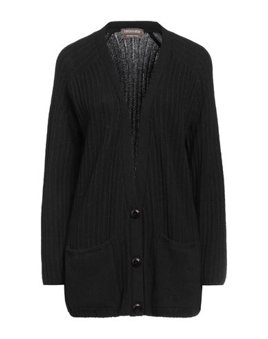 Trussardi Woman Cardigan Black Size Xs Wool, Polyamide