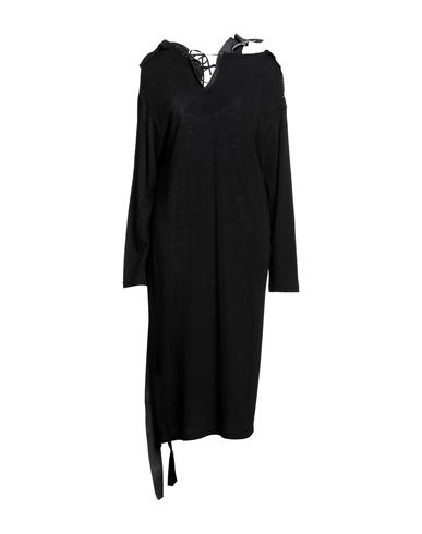 Yohji Yamamoto Woman Midi Dress Black Size 2 Wool