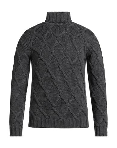 Filippo De Laurentiis Man Turtleneck Lead Size 38 Virgin Wool In Gray