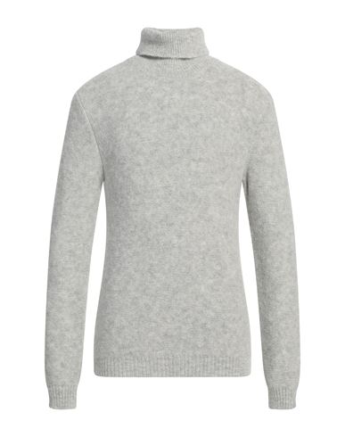 Irish Crone Man Turtleneck Light Grey Size Xxl Acrylic, Alpaca Wool, Polyamide, Wool In Grey