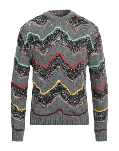 Missoni Man Sweater Grey Size 36 Wool, Polyamide