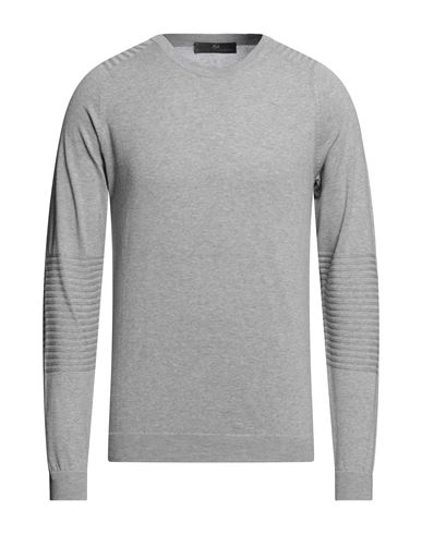 Shop Daniele Alessandrini Man Sweater Grey Size 40 Cotton