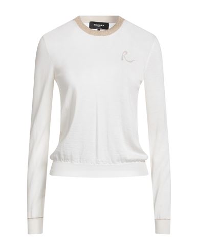 ROCHAS ROCHAS WOMAN SWEATER IVORY SIZE S CASHMERE