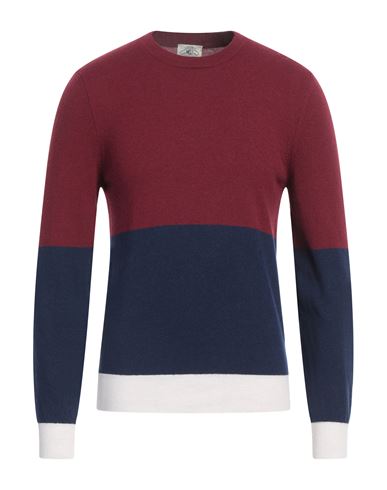 Shop Mqj Man Sweater Burgundy Size 36 Polyamide, Wool, Viscose, Cashmere In Red