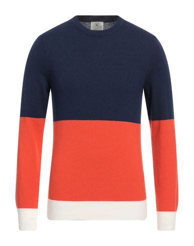 Mqj Man Sweater Navy Blue Size 40 Polyamide, Wool, Viscose, Cashmere