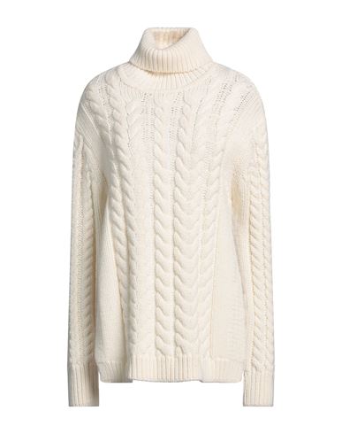 Rollkragenpullover Damen Cremeweiß M/L Damen