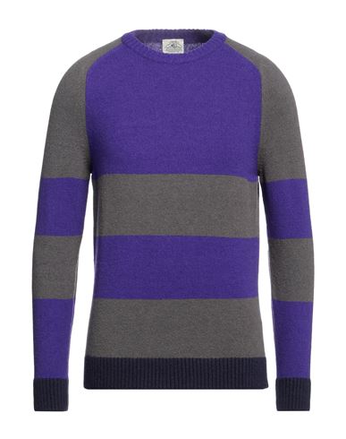 Shop Mqj Man Sweater Purple Size 44 Acrylic, Polyamide, Polyester, Wool