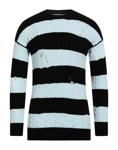 Paul Mémoir Paul Memoir Man Sweater Black Size 44 Wool, Acrylic, Nylon, Elastane