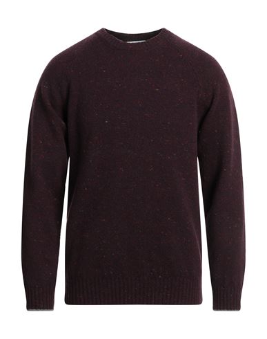 Simon Gray. Man Sweater Deep Purple Size Xl Wool, Cashmere, Polyamide