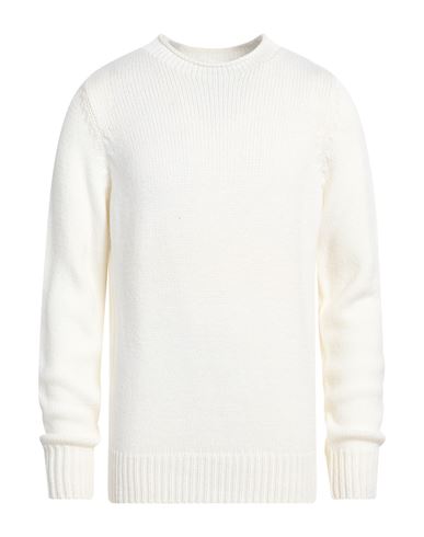 Filippo De Laurentiis Man Sweater Ivory Size 42 Merino Wool In White