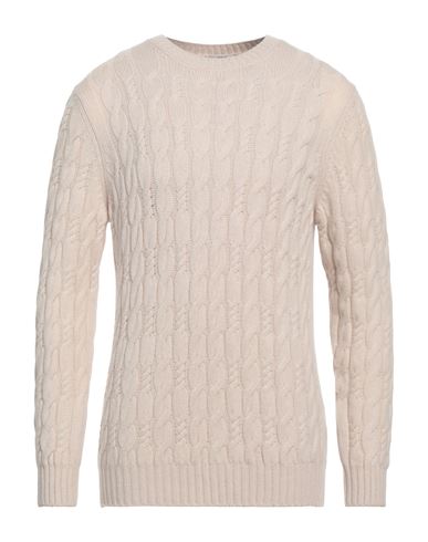 John Wellington Man Sweater Beige Size 44 Wool, Viscose, Cashmere