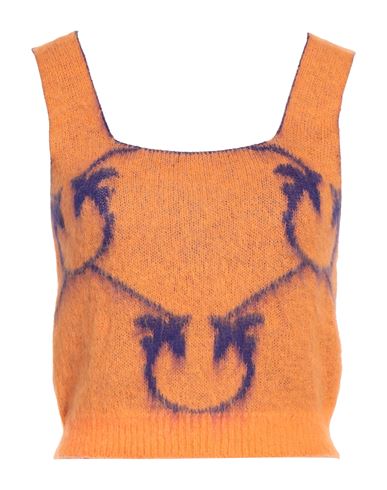 Pinko Woman Top Orange Size L Acrylic, Polyamide, Alpaca Wool