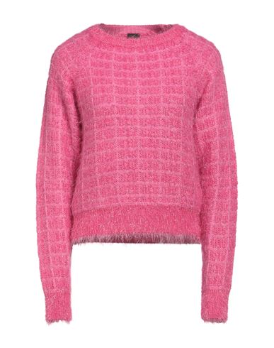 Pinko Woman Sweater Fuchsia Size M Polyamide, Acrylic, Alpaca Wool