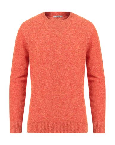 Kangra Man Sweater Orange Size 40 Wool, Polyamide, Cotton