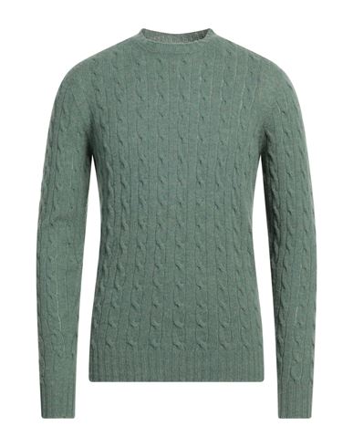 Fedeli Man Sweater Light Green Size 38 Wool