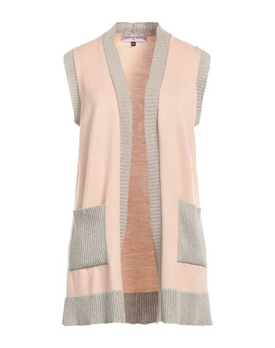 Piero Moretti Woman Cardigan Blush Size 8 Organic Merino Wool, Acetate, Polyester, Polyamide In Pink