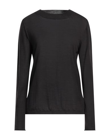 Liviana Conti Woman Sweater Black Size 4 Virgin Wool In Brown