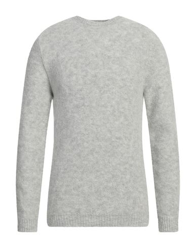 Shop Irish Crone Man Sweater Light Grey Size L Alpaca Wool, Polyacrylic, Polyamide, Wool