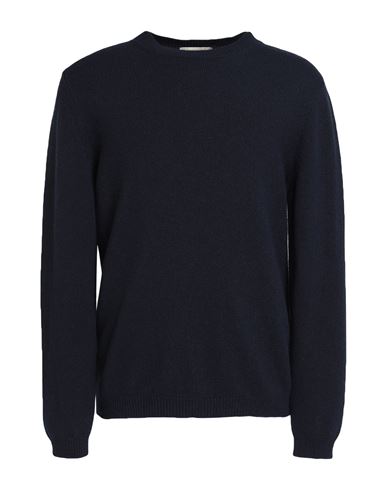 Irish Crone Man Sweater Midnight Blue Size L Cashmere