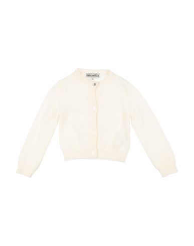 Simonetta Toddler Girl Cardigan Ivory Size 4 Mohair Wool, Polyamide, Wool, Viscose, Cashmere In White