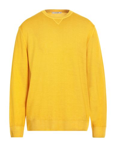 Shop Kangra Man Sweater Yellow Size 46 Wool