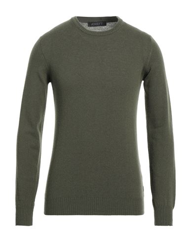 40weft Man Sweater Military Green Size Xxl Wool, Nylon