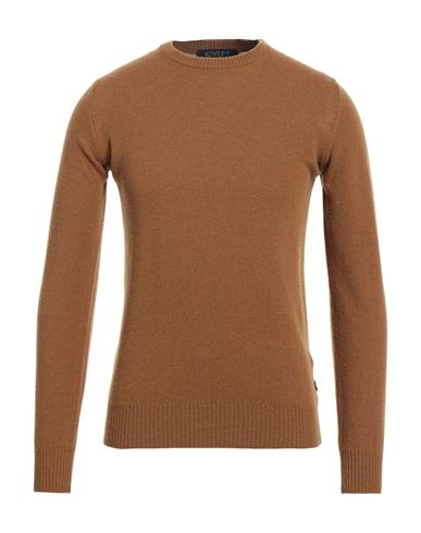 40weft Man Sweater Brown Size S Acrylic, Nylon, Mohair Wool, Wool, Elastane In Beige