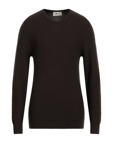 Irish Crone Man Sweater Dark Brown Size Xxl Virgin Wool