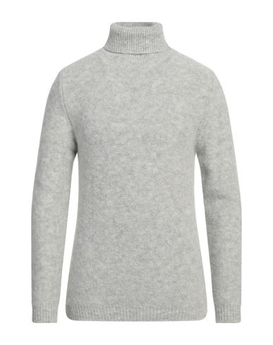 Irish Crone Man Turtleneck Light Grey Size L Acrylic, Alpaca Wool, Polyamide, Wool
