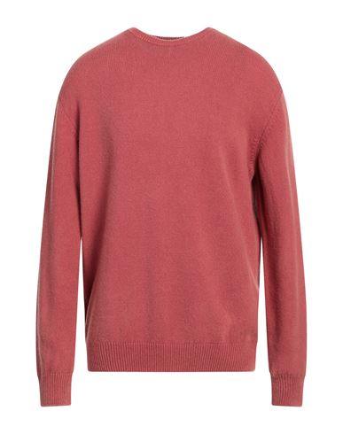 40weft Man Sweater Brick Red Size 3xl Wool, Nylon