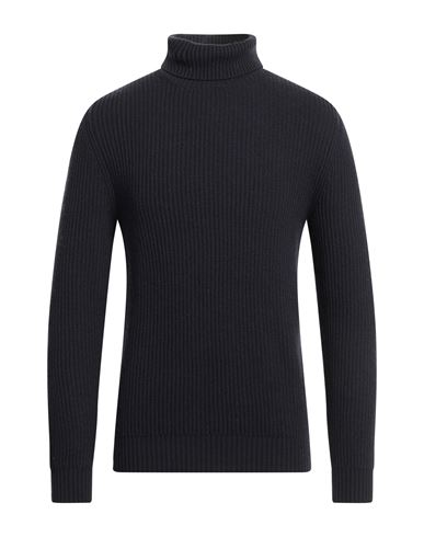 Irish Crone Man Turtleneck Midnight Blue Size Xl Acrylic, Alpaca Wool, Polyamide, Wool In Blue