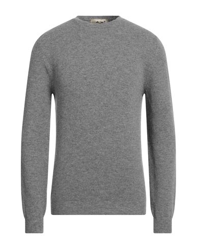 Irish Crone Man Sweater Grey Size Xxl Virgin Wool
