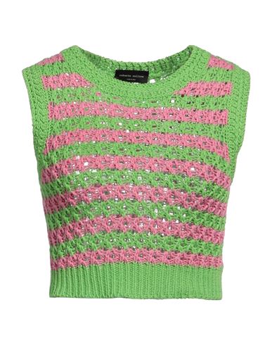 Roberto Collina Woman Sweater Light Green Size L Organic Cotton