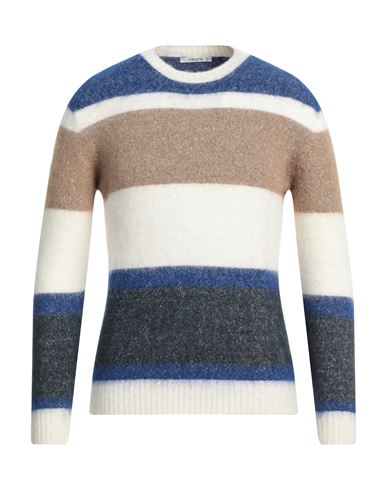Kangra Man Sweater Blue Size 40 Alpaca Wool, Cotton, Polyamide, Merino Wool, Elastane