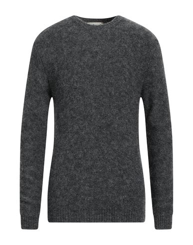 Irish Crone Man Sweater Lead Size Xxl Acrylic, Alpaca Wool, Polyamide, Virgin Wool In Grey