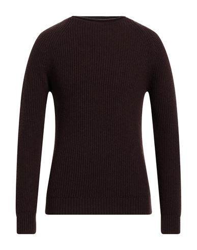 Irish Crone Man Sweater Dark Brown Size 3xl Virgin Wool
