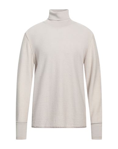Paolo Pecora Man Turtleneck Light Grey Size M Virgin Wool In Neutral