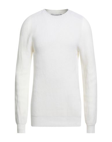 Amaranto Man Sweater White Size M Wool
