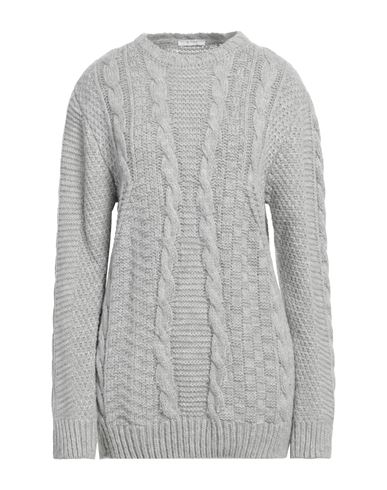 Être Woman Sweater Grey Size S Acrylic, Wool