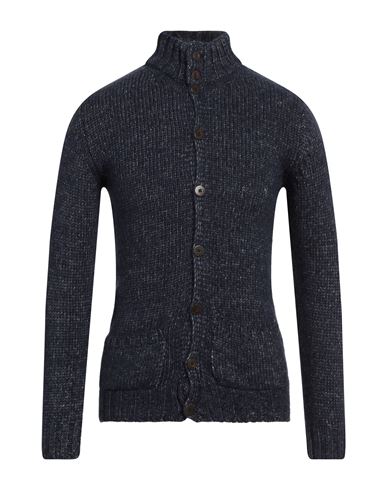 Vandom Man Cardigan Navy Blue Size S Wool, Cotton, Polyester