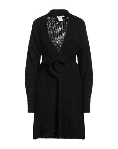 Kaos Woman Cardigan Black Size M Acrylic, Mohair Wool, Polyamide, Wool