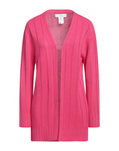 Kaos Woman Cardigan Fuchsia Size M Wool, Cashmere In Pink