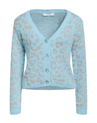 Kaos Woman Cardigan Sky Blue Size S Polyamide, Viscose, Polyester