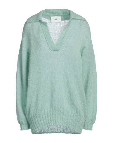 Solotre Woman Sweater Light Green Size 2 Mohair Wool, Polyamide, Wool