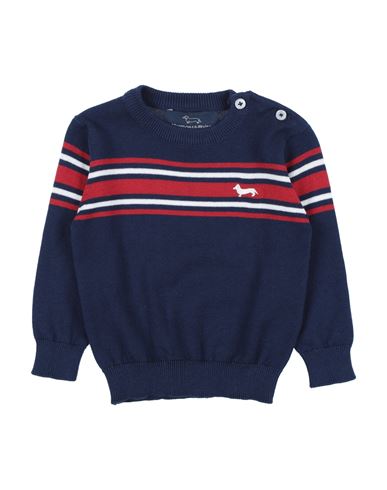 Harmont & Blaine Babies'  Newborn Boy Sweater Navy Size 3 Cotton In Navy Blue