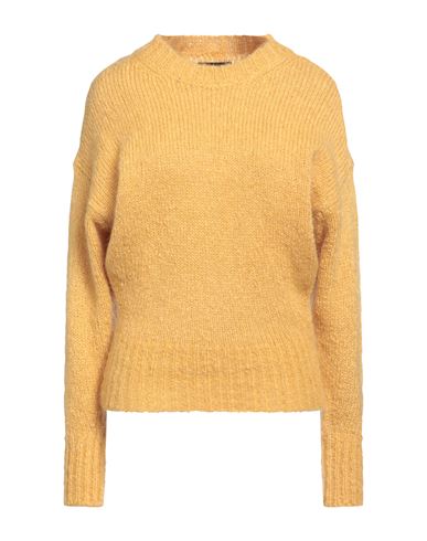 Isabel Marant Woman Sweater Yellow Size 6 Mohair Wool, Polyamide