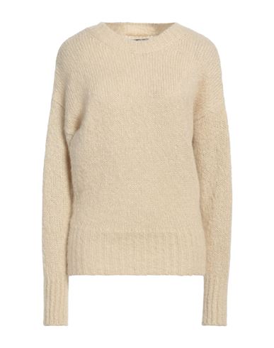 Isabel Marant Woman Sweater Beige Size 6 Mohair Wool, Polyamide
