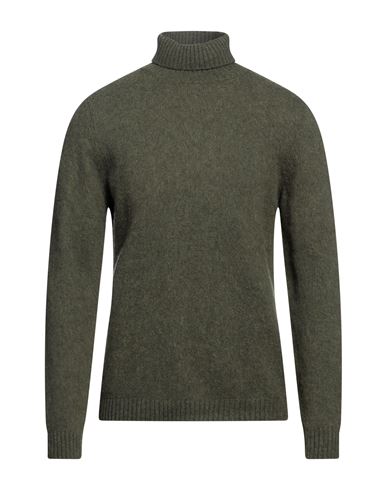 Avignon Man Turtleneck Military Green Size Xl Wool, Polyamide In Green