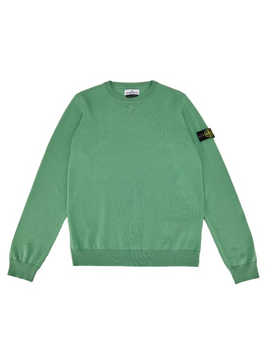 STONE ISLAND JUNIOR 509C4 Sweater Man Green