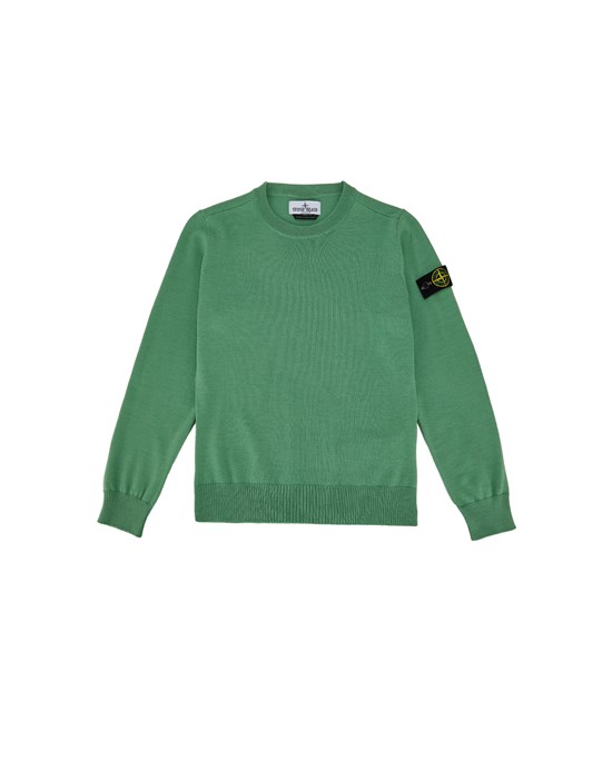 STONE ISLAND JUNIOR 509C4 Sweater Man Green